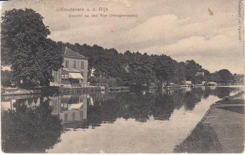 KOUDEKERK a. d. Rijn - Gezicht op den Rijn (Hoogenwaard), Verzamelen, Ansichtkaarten | Nederland, Verzenden