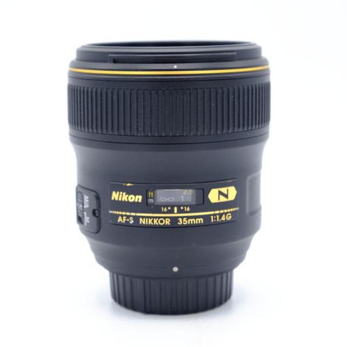 Nikon 35mm F1.4G AF-S Nikkor Objectief (Occasion), Audio, Tv en Foto, Fotografie | Lenzen en Objectieven, Groothoeklens, Zo goed als nieuw