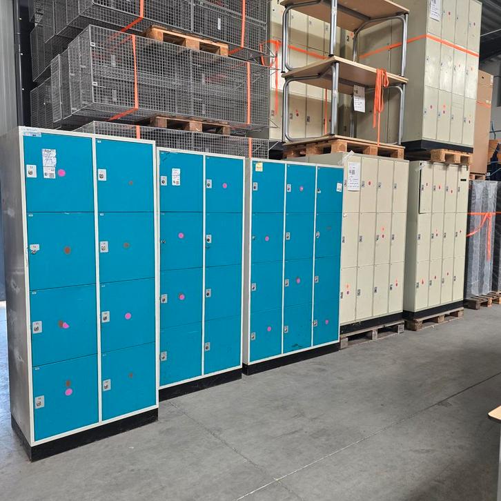 Partijen gebruikte lockers, kluisjes, kledingkasten, Huis en Inrichting, Kasten | Lockerkasten, Gebruikt, Ophalen