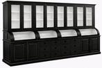 Buffetkast zwart Bastiaan 400 x 210cm, Huis en Inrichting, Kasten | Buffetkasten, Ophalen of Verzenden, Nieuw