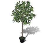 vidaXL Kunst laurierboom met pot 120 cm, Huis en Inrichting, Woonaccessoires | Kunstplanten en Kunstbloemen, Verzenden, Nieuw