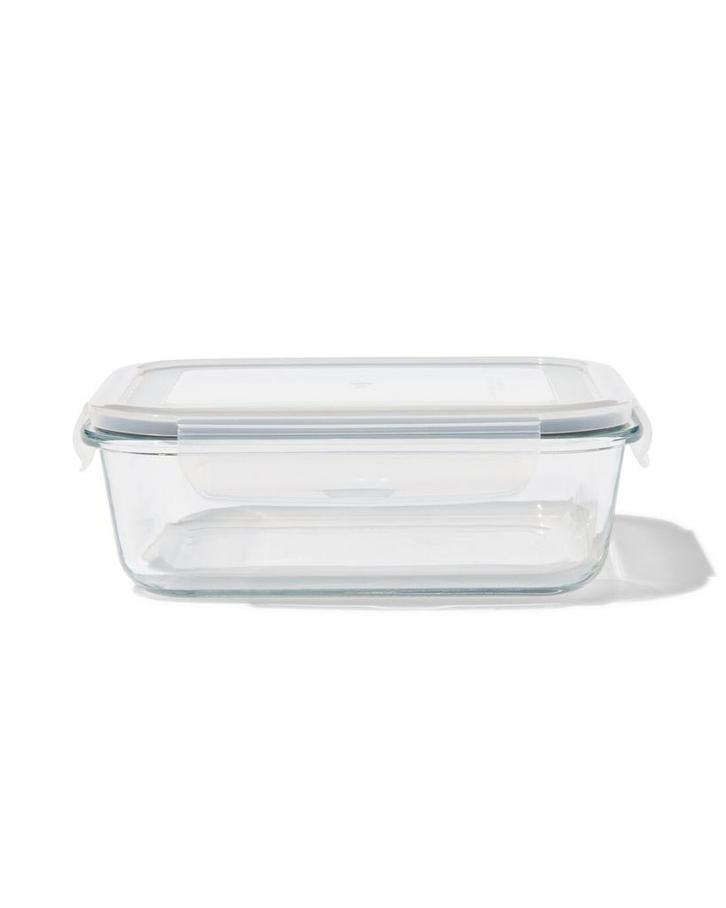 HEMA Glazen clipdoos 1L van €8.49 voor €5 sale, Huis en Inrichting, Keuken | Keukenbenodigdheden, Nieuw, Verzenden