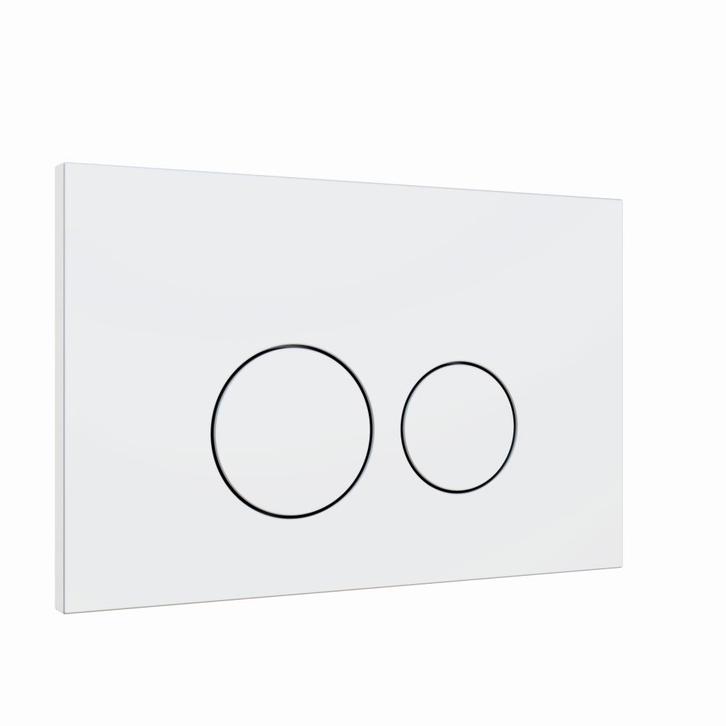 Bedieningspaneel Flat mat wit rvs, Doe-het-zelf en Verbouw, Sanitair, Verzenden