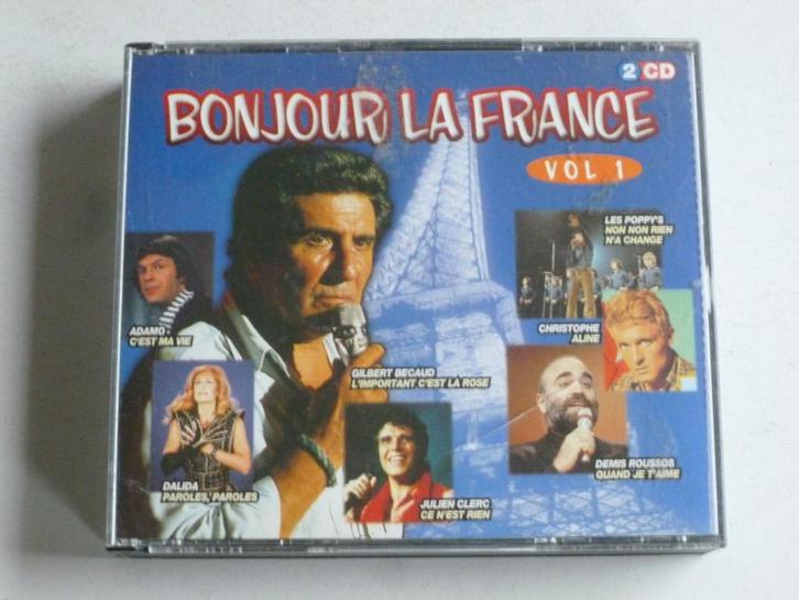 Bonjour La France - Vol. 1 (2 CD), Cd's en Dvd's, Cd's | Pop, Zo goed als nieuw, Verzenden