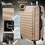 KESSER® 1x Koffer Incl. Bagageweger + Bagagelabel - Reiskoff, Verzenden, Nieuw