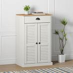 vidaXL Schoenenkast VIGO 60x35x96 cm massief grenenhout wit, Verzenden, Nieuw