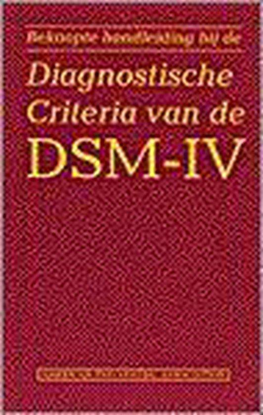 DIAGNOSTISCHE CRITERIA DSM-IV-R PAP, Boeken, Overige Boeken, Ophalen of Verzenden