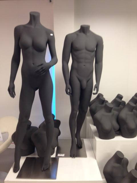 Nieuw in doos 500x antraciet dames en heren etalagepoppen, Zakelijke goederen, Kantoor en Winkelinrichting | Winkel en Inventaris