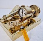 Sleeplog - Brons, Emaille, Glas, Messing - Walkers, Antiek en Kunst