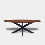 Tafel Ovaal Eikenhout  Matrix  300x120, Huis en Inrichting, Nieuw