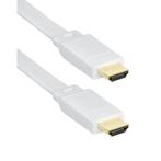 Platte HDMI kabel - versie 1.4 (4K 30Hz) / wit -, Audio, Tv en Foto, Audiokabels en Televisiekabels, Nieuw, Ophalen of Verzenden