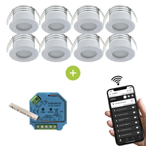 Smart LED Veranda inbouwspots Ø31mm 1.5 W Dimbaar Wit 8, Huis en Inrichting, Lampen | Plafondlampen, Ophalen of Verzenden