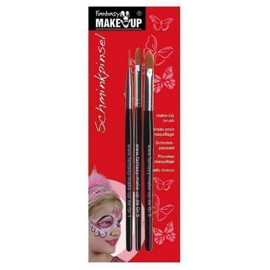 Schmink penselenset van 3 - Schmink, Hobby en Vrije tijd, Feestartikelen, Ophalen of Verzenden
