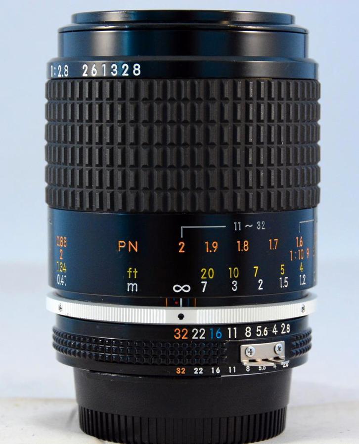 Nikon Micro-Nikkor 105mm/2.8 Ai-s MF MACRO PRIME TOP STAAT, Audio, Tv en Foto, Fotografie | Lenzen en Objectieven, Gebruikt, Macrolens