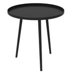 TRUUSK Buitenbijzettafel, Tuintafel, Ronde Terrastafel, Staa, Tuin en Terras, Overige Tuin en Terras, Verzenden, Nieuw