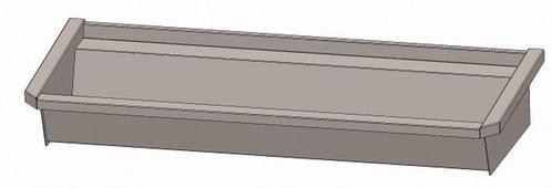 RVS 304 Wastrog zonder kranen | 120x19,7x47,4 cm, Zakelijke goederen, Horeca | Meubilair en Inrichting, Verzenden