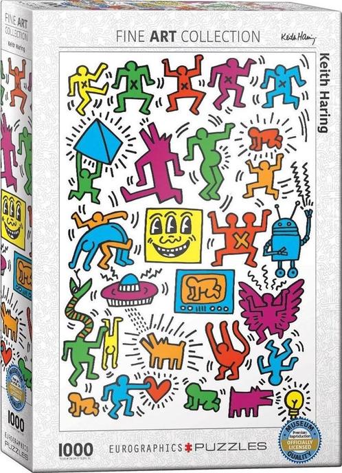 Collage - Keith Haring Puzzel (1000 stukjes) | Eurographics, Hobby en Vrije tijd, Denksport en Puzzels, Nieuw, Verzenden