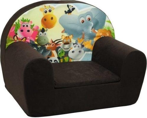 Luxe kinderstoel - kinderfauteuil - sofa - 60 x 45 - brui..., Kinderen en Baby's, Kinderkamer | Tafels en Stoelen, Nieuw, Ophalen of Verzenden