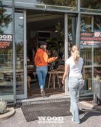 eiken industriële eettafel stoere robuuste unieke tafels,, Huis en Inrichting, Tafels | Eettafels, Metaal, 50 tot 100 cm, Nieuw