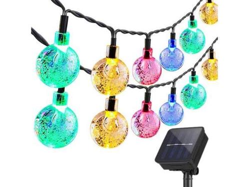 Veiling - JPro Cristal 30 Multicolor Lichtsnoer Zonne-energi, Tuin en Terras, Buitenverlichting