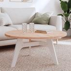 vidaXL Tafelblad rond Ø90x2,5 cm massief beukenhout, Huis en Inrichting, Tafels | Eettafels, Verzenden, Nieuw