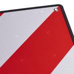 ProPlus Aluminium markeringsbord - 50 x 50 cm - Rood-witt..., Ophalen of Verzenden, Nieuw