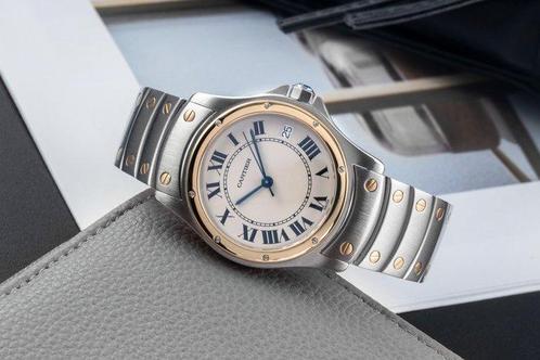 Cartier - Santos Ronde - W20036R3 - Heren - 1997, Sieraden, Tassen en Uiterlijk, Horloges | Heren