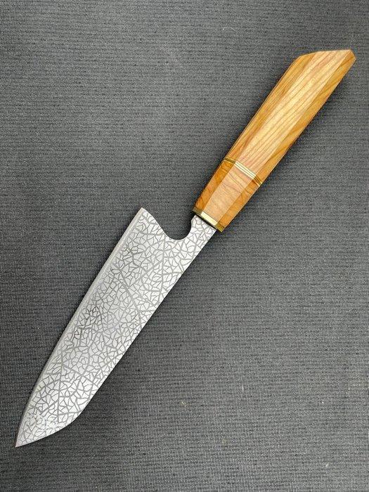 Custom Craft Knife - R324 - Tafelmes - Hout, Staal, Antiek en Kunst, Antiek | Keukenbenodigdheden