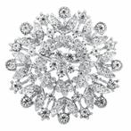 Fako Bijoux® - Broche - Ster Bloem - XXL - 71x71mm -, Sieraden, Tassen en Uiterlijk, Broches, Verzenden, Nieuw