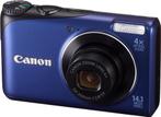 Canon PowerShot A2200 Digitale Compact Camera - Donker Blauw, Verzenden, Zo goed als nieuw