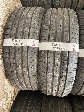 225-55-17 Pirelli Zomerbanden 6mm Incl Montage 225 55 17 beschikbaar voor biedingen