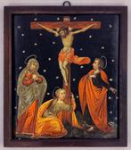 Scuola Veneto - Cretese (XVIII) - Crocifissione, Antiek en Kunst, Kunst | Schilderijen | Klassiek