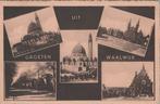 WAALWIJK - Meerluik Groeten uit Waalwijk, Verzamelen, Ansichtkaarten | Nederland, Verzenden, Gelopen