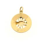 Gouden sterrenbeeld hanger; Kreeft | Fabiola (kreeft hanger), Ophalen of Verzenden, Gebruikt, Goud, Overige merken