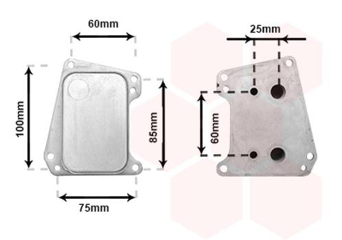 OLIEKOELER VOOR OPEL ASTRA J 2009-2015 55570685, Auto diversen, Auto-accessoires, Nieuw, Ophalen of Verzenden