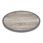 Bolero rond tafelblad | glasvezel met houteffect | 580 mm, Verzenden, Nieuw in verpakking