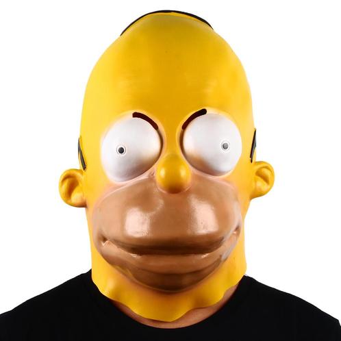 Homer Simpson masker (The Simpsons), Hobby en Vrije tijd, Feestartikelen, Nieuw, Verzenden