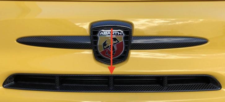 Fiat 595 Abarth carbon lucht happer, Auto diversen, Tuning en Styling, Verzenden