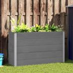 vidaXL Plantenbak verhoogd 150x50x91 cm HKC grijs, Tuin en Terras, Bloembakken en Plantenbakken, 100 cm of meer, Verzenden, Nieuw