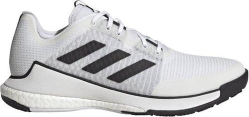 ADIDAS - maat 48 2/3- CRAZYFLIGHT M HP3355 WHITE BLACK, Kleding | Heren, Schoenen, Verzenden