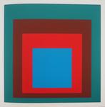 Josef Albers (1888-1976) - Composition cinétique en rouge et