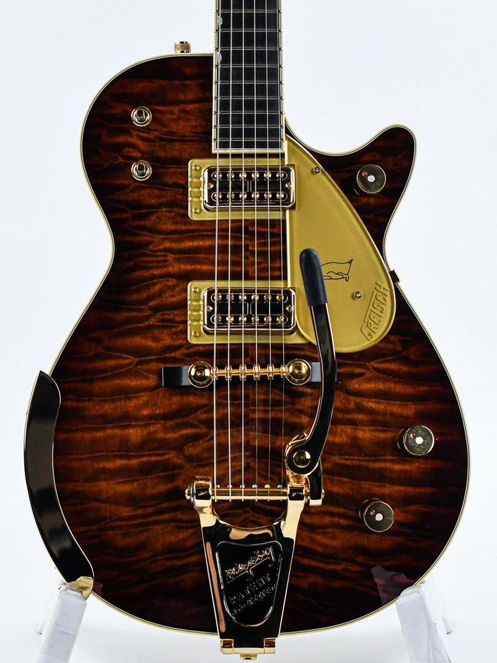Gretsch G6134TGQM-59 LTD Edition Quilt Classic Penguin, Muziek en Instrumenten, Snaarinstrumenten | Gitaren | Elektrisch, Solid body