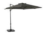 Garden Impressions Zweefparasol Hawaii 3 x 3 mtr Grijs, Tuin en Terras, Nieuw, 2 tot 3 meter, Zweefparasol, Verstelbaar