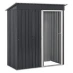 Metalen tuinhuis S - Antraciet - Incl. onderstel, Verzenden, Nieuw