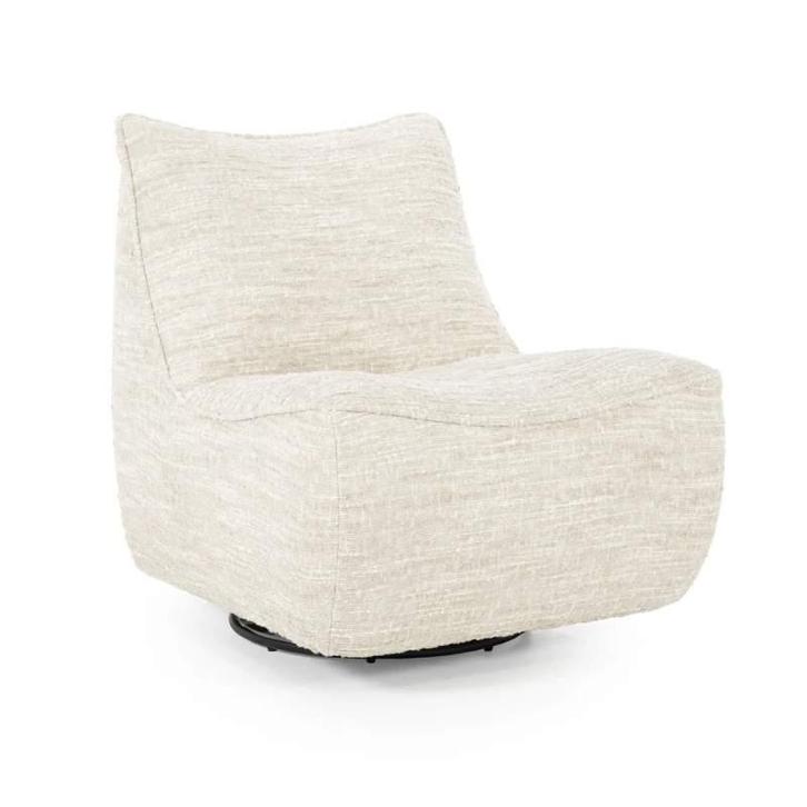 Fauteuil Loys - Beige Barkley - 96170 - fauteuils, Huis en Inrichting, Stoelen, Nieuw, Stof