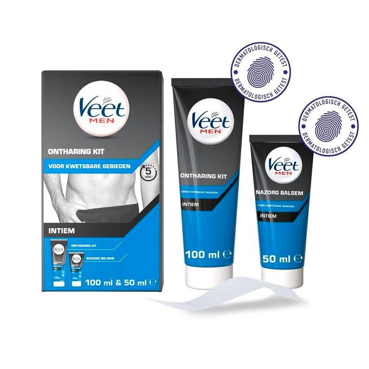 Veet Men Intiem Ontharingskit voor Kwetsbare Gebieden, Witgoed en Apparatuur, Persoonlijke-verzorgingsapparatuur, Nieuw, Verzenden