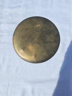 Wandbord - Mandala - 20 cm - Verguld brons - Bronzen bord
