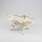 Schierholz, Germany, porcelain BASKET bowl with foots,