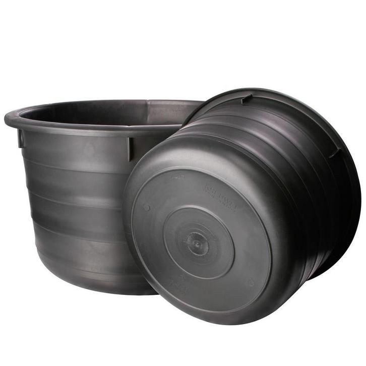 85 liter kuip zwart heavy, Tuin en Terras, Bloembakken en Plantenbakken, Nieuw