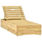 vidaXL Ligbed groen geïmpregneerd grenenhout, Tuin en Terras, Ligbedden, Verzenden, Nieuw